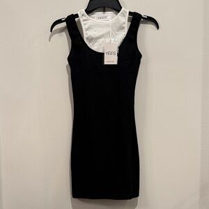 Black Sleeveless Mini Dress